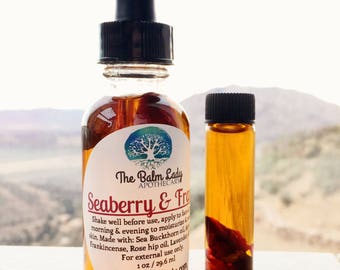 Seaberry & Frank Moisturizing Face Oil | Helps to restore your skin’s healthy, youthful radiance | Face serum | Frankincense Seaberry | 1 oz
