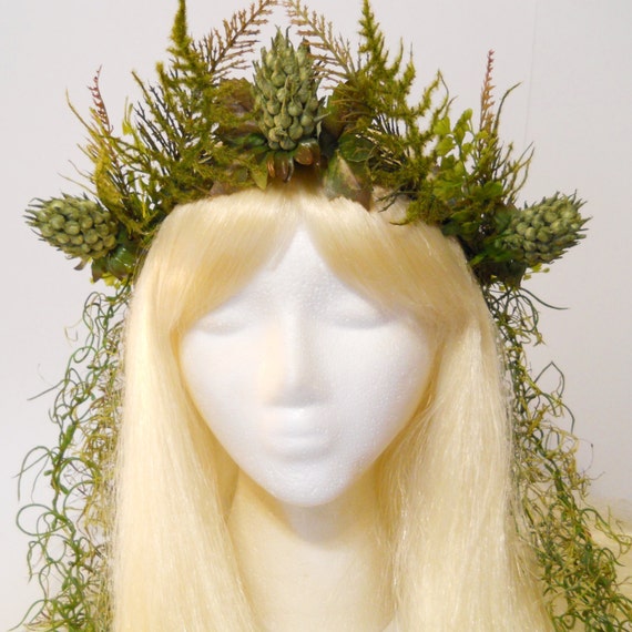 Fern Crown Moss Crown Queen King of the Forest Woodland