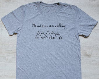 Mountains tee t-shirt shirt adult unisex vintage graphic