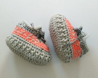 crochet yeezy booties