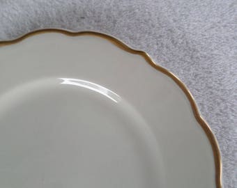 Vintage Syracuse China Luncheon Plate Gold Rim 10 Available