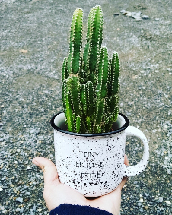 Mug/camping/tiny house/rv mug/apartment decor/planter/camping mug/tiny house mug/coffee mug/small house decor/tiny house tribe/wanderlust