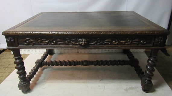 Antique Oak desk or library table