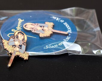 Joan of Arc Enamel Pin / Jeanne D'Arc Lapel Pin
