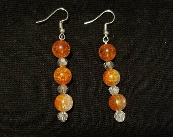 Orangle Dangle Earrings