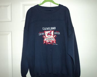 Vintage 90s Cleveland Indians Crewneck Sweatshirt (XL)