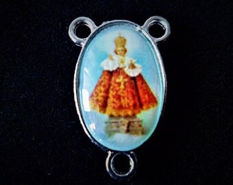 1 connector Rosary infant Jesus of Prague 23 mm