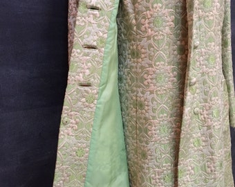 Classic Mink Trimmed Dress and Coat Set