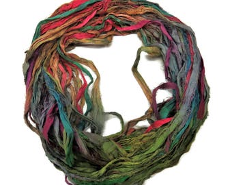 Destash ! Sari Silk Ribbon, 100g , 50 yards