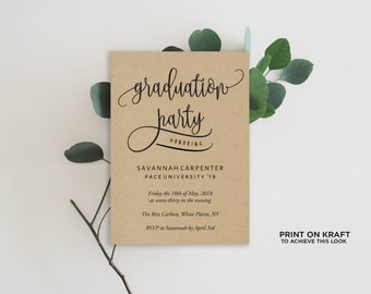 grad party invitations