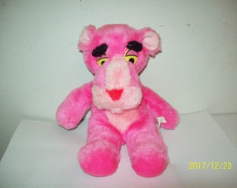 Vintage Pink Panther Stuffed Plush, Vtg 1964 Mirisch-Geoffrey by Mighty Star,