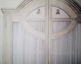 Door linen curtains, linen door curtains, Irish linen net curtains