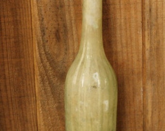 Antique Fluted Glass Bottle