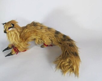 Kamaitachi the Sickle Weasel poseable art doll OOAK.