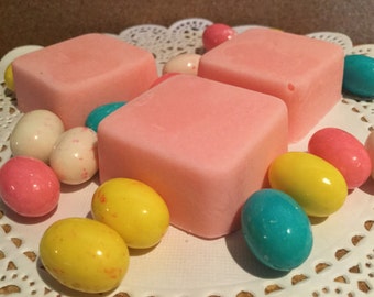 Gommage au savon Bubblegum, cube de savon, barre de savon à la main, gommage au sucre, gommage au savon, gommage à la main, gommage au savon à la main, exfolier la peau sèche,