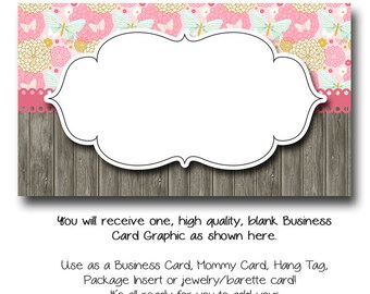 diy blank business card template the chloe made to match