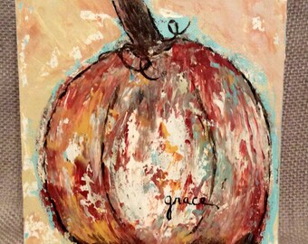 Original Pumpkin Painting