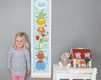 Personalised Animal Height Chart