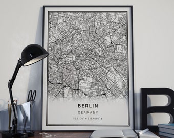 Berlin poster | Etsy
