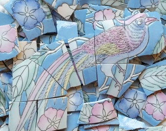 Mosaic Tiles--Bird Passage-100 tiles