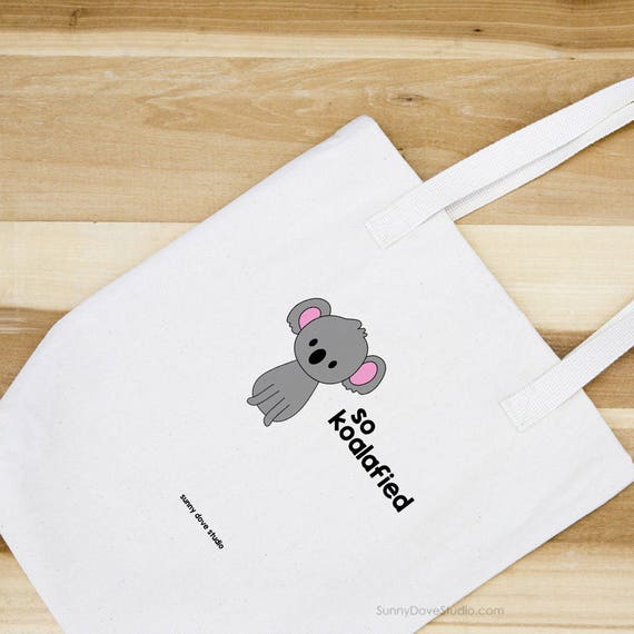 Funny Tote Bag Gift For Friend Her Koala Pun Congratulations