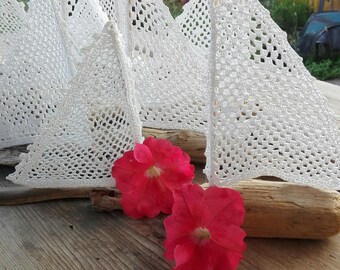 20 set Sailboats crochet, Crochet boats, wedding boats, wedding decor, Sailboats wedding decor, coastal decor, coastal boats
