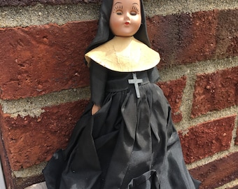 vintage nun doll from the 1950's