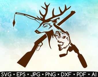 Free Free 131 Silhouette Hunting And Fishing Svg SVG PNG EPS DXF File