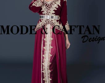 Caftan Moroccan inspiration Algerian 2017 modern for sale