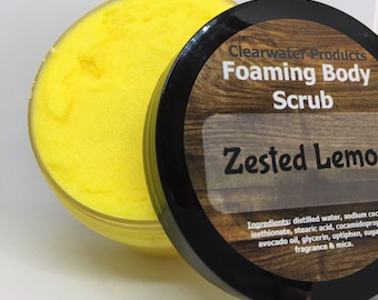 Zested Lemon Foaming Body Scrub