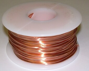 Genuine Solid Copper Wire 28 ga 1/2 lb 1000Ft. bright copper
