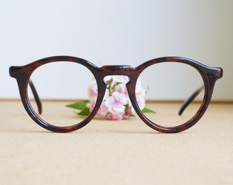 Vintage May Optical Eyeglasses 1970s/Glasses/Safety Glasses/Made in USA/hipster/Frames Made In USA Mansfield Style Tortoiseshell Rare 44-22