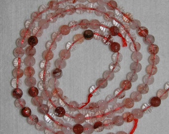Quartz, Brazilian Quartz, Faceted Quartz Bead, Quartz Bead, Natural Stone, Semi Precious, Gemstone Bead, Full Strand, 7 mm, AdrianasBeads
