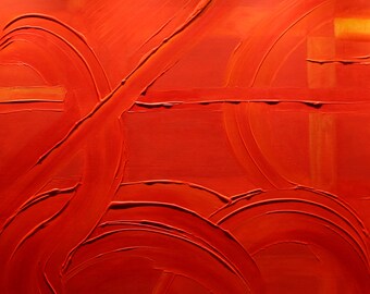 Abstract painting modern Acrylic art