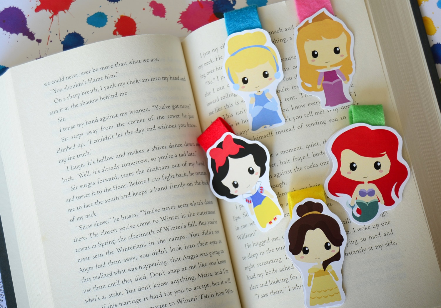 disney princess magnetic bookmarks