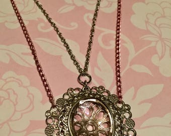 Pink Double Strand Necklace