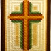 Cross Quilt Pattern - Log Cabin Christian Cross - multiple sizes