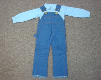Grandpa Doll 24" Overalls & Shirt Outfit