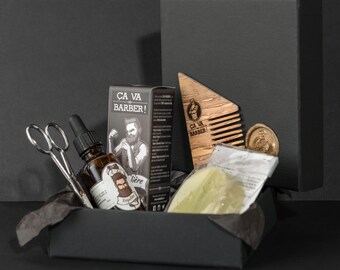 Gift for bearded men "Or" (oil, SOAP for beard, comb, scissors)