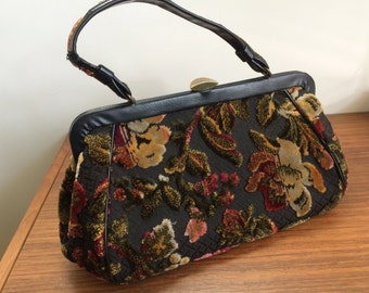 Vintage 1950-60's tapestry purse