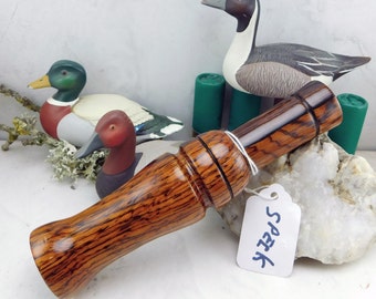 Short Reed Speckled Belly Goose Call in Cocobolo #29A