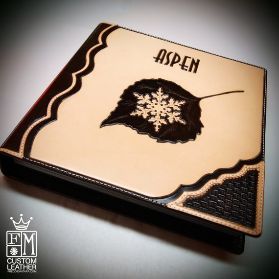 Custom leather wedding album- photo portfolio Heirloom quality handcrafted to your specifications in New York by Freddie Matara