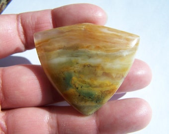 Ocean Wave Jasper pendant 47x40mm