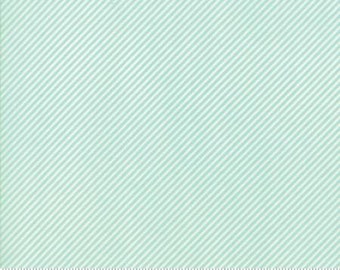Scrumptious Stripe Aqua Basics by Bonnie and Camille from Moda -1 yard