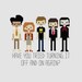 Cross Stitch Pattern - The I.T Crowd//Craft Supplies//PDF Pattern//Instant Download//Digital Download