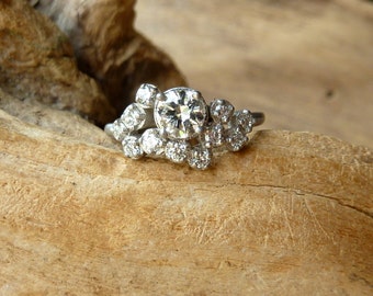 Star Cluster Diamond Ring