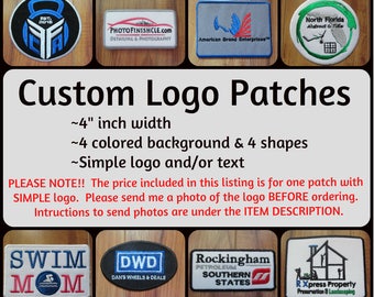 Personalized Patch Monogram Patch Custom Patches Iron On Patches Embroidered Patches Patches for Jackets Name Patch Company Logo Patch