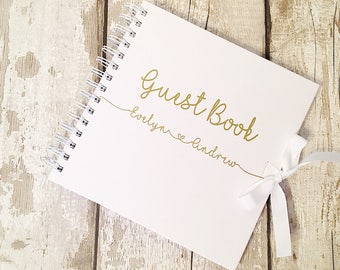 Wedding Guest Book, Personalised Wedding Guest Book, Wedding Stationery, Personalised Wedding, Wedding Keepsake