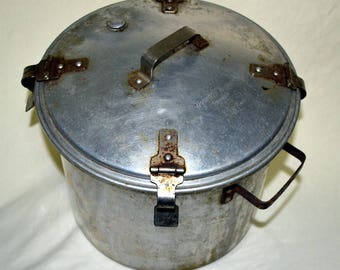 Vintage West Bend Aluminum Pressure Cooker / Canner