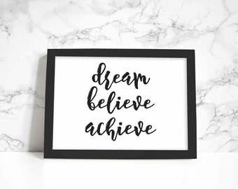 Free Free 86 Dream Believe Achieve Svg SVG PNG EPS DXF File